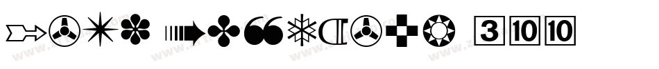 Zapf Dingbats 300字体转换